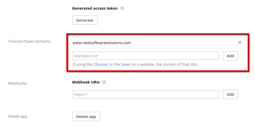 dropbox api c dropbox api c
