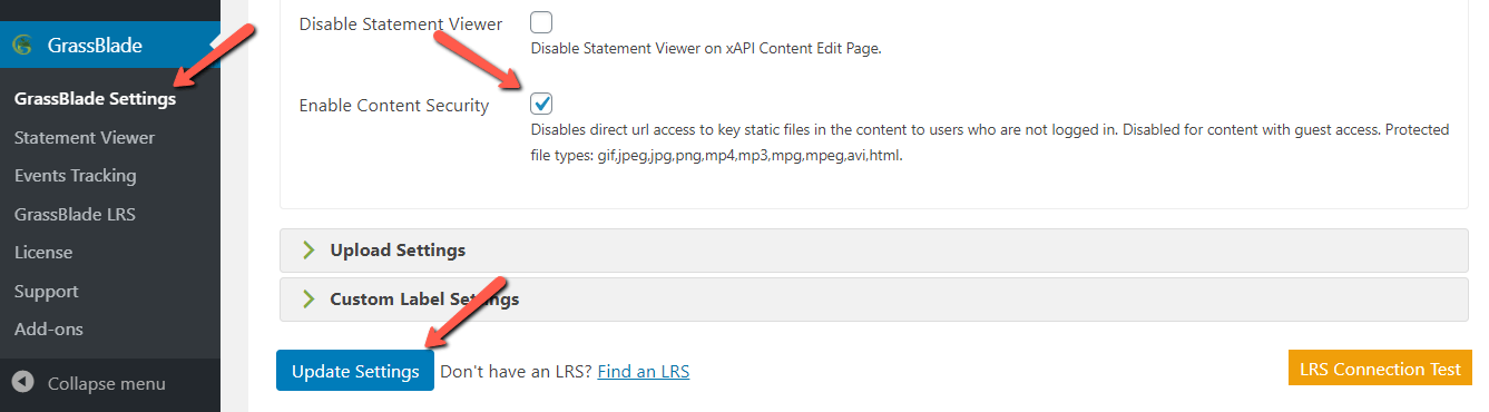 GrassBlade Content Security